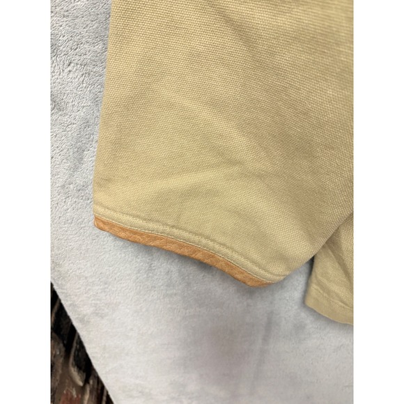 ORVIS Lord Calvert Mens Tan Cotton Chore Coat Fishing Jacket Size L Patches - Picture 11 of 16